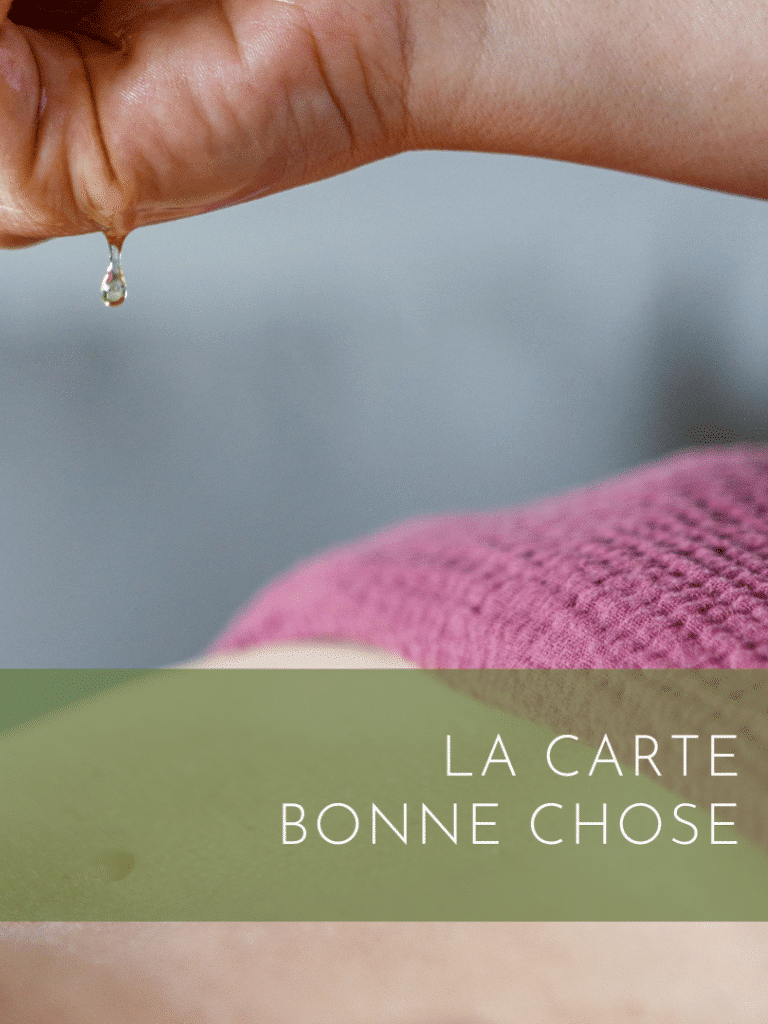 Carte Bonne Chose Massage